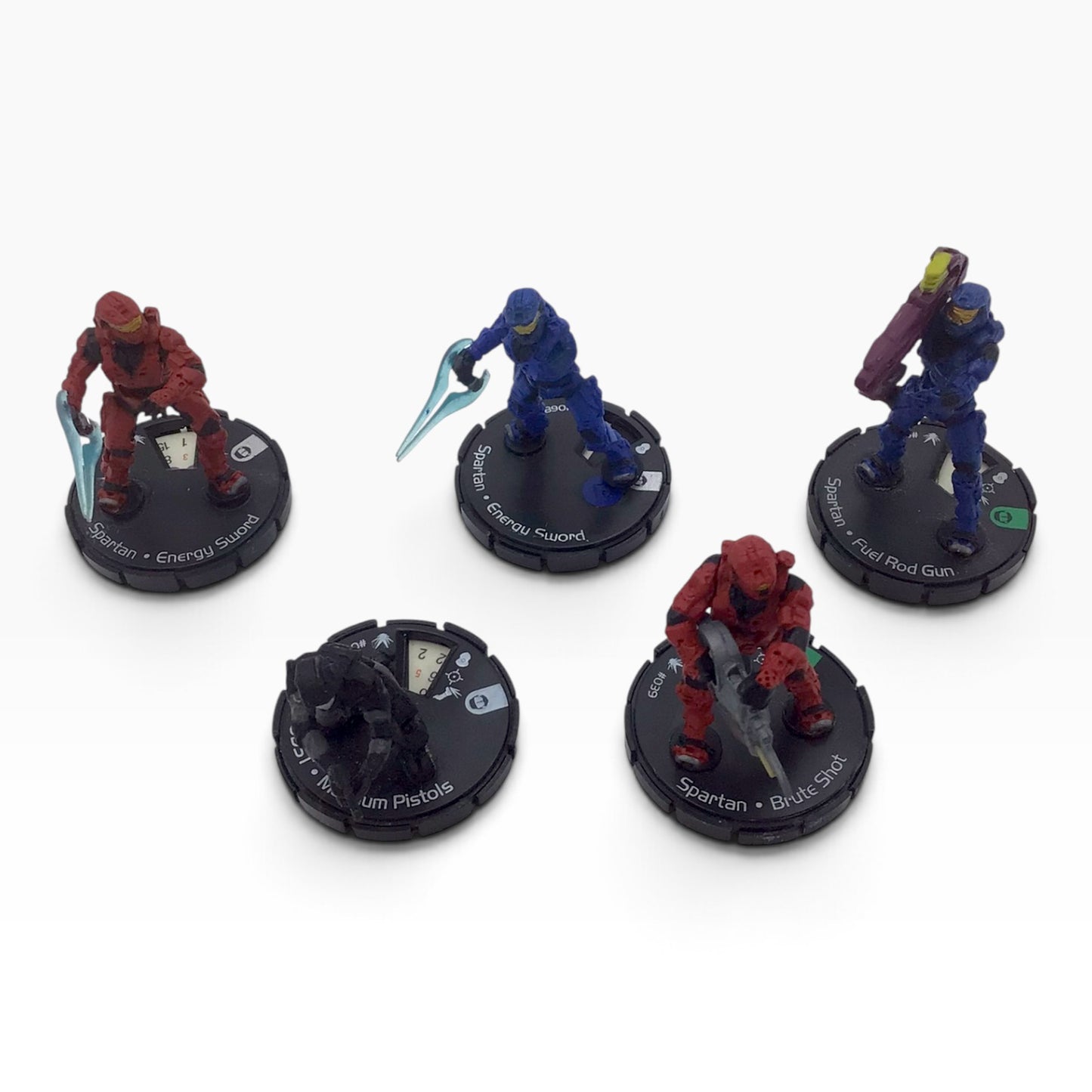 WizKids Halo ActionClix Lot of 5 Assorted Figures – 2007 Collectible Miniatures