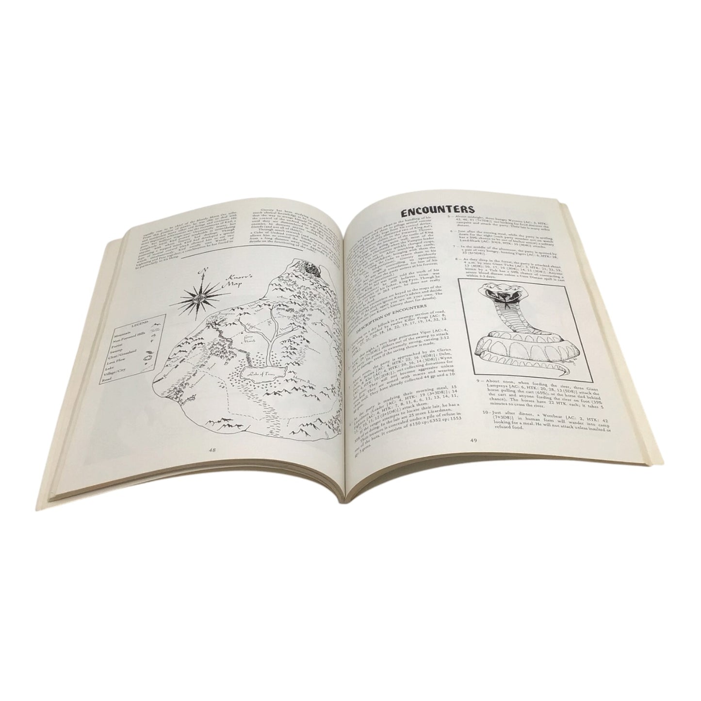 Advanced Dungeons & Dragons Role Aids Dwarves 1982
