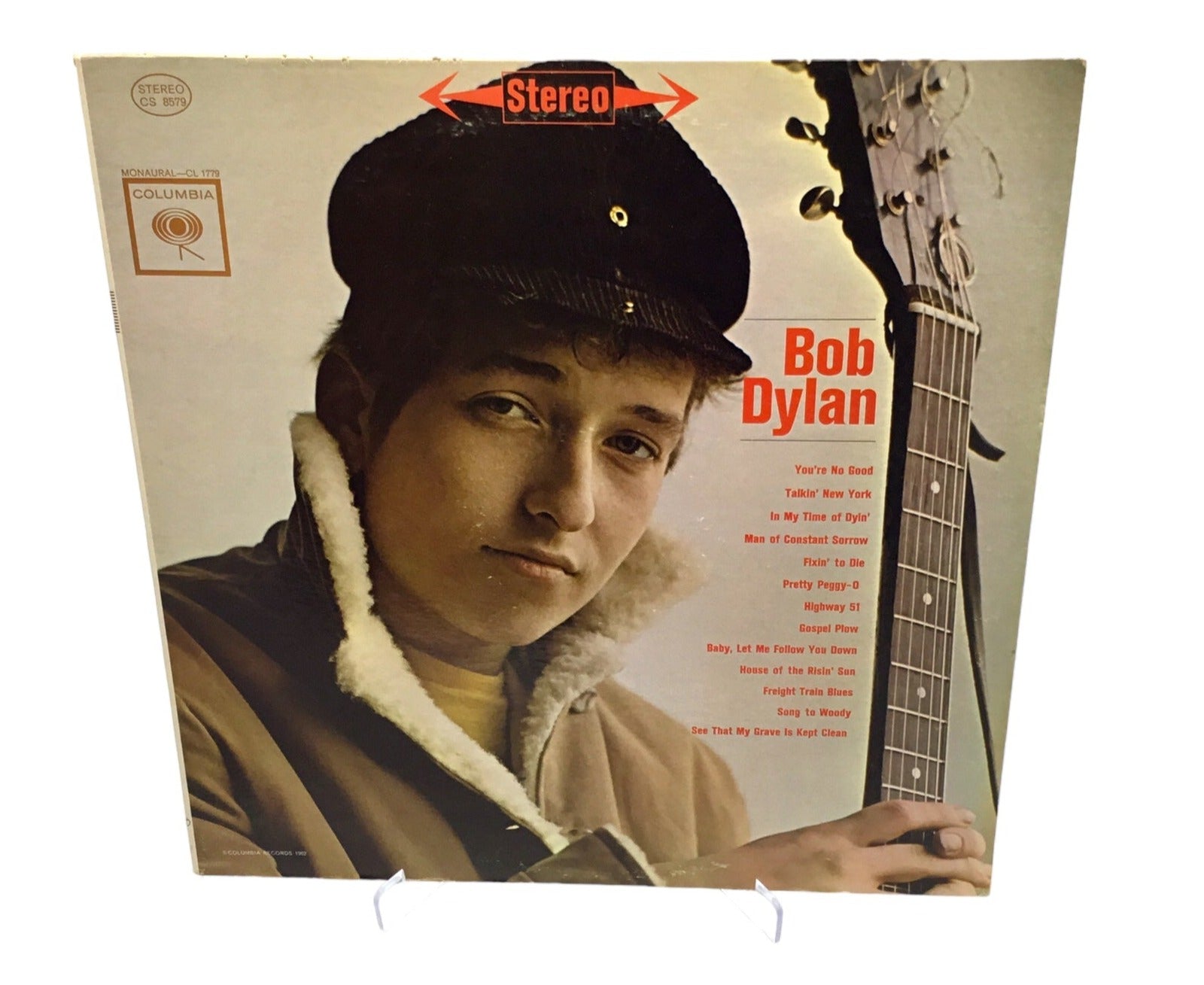 BOB DYLAN ~Self Titled Album In Stereo-Rare Error Label/Cover ~COLUMBIA #CS 8579