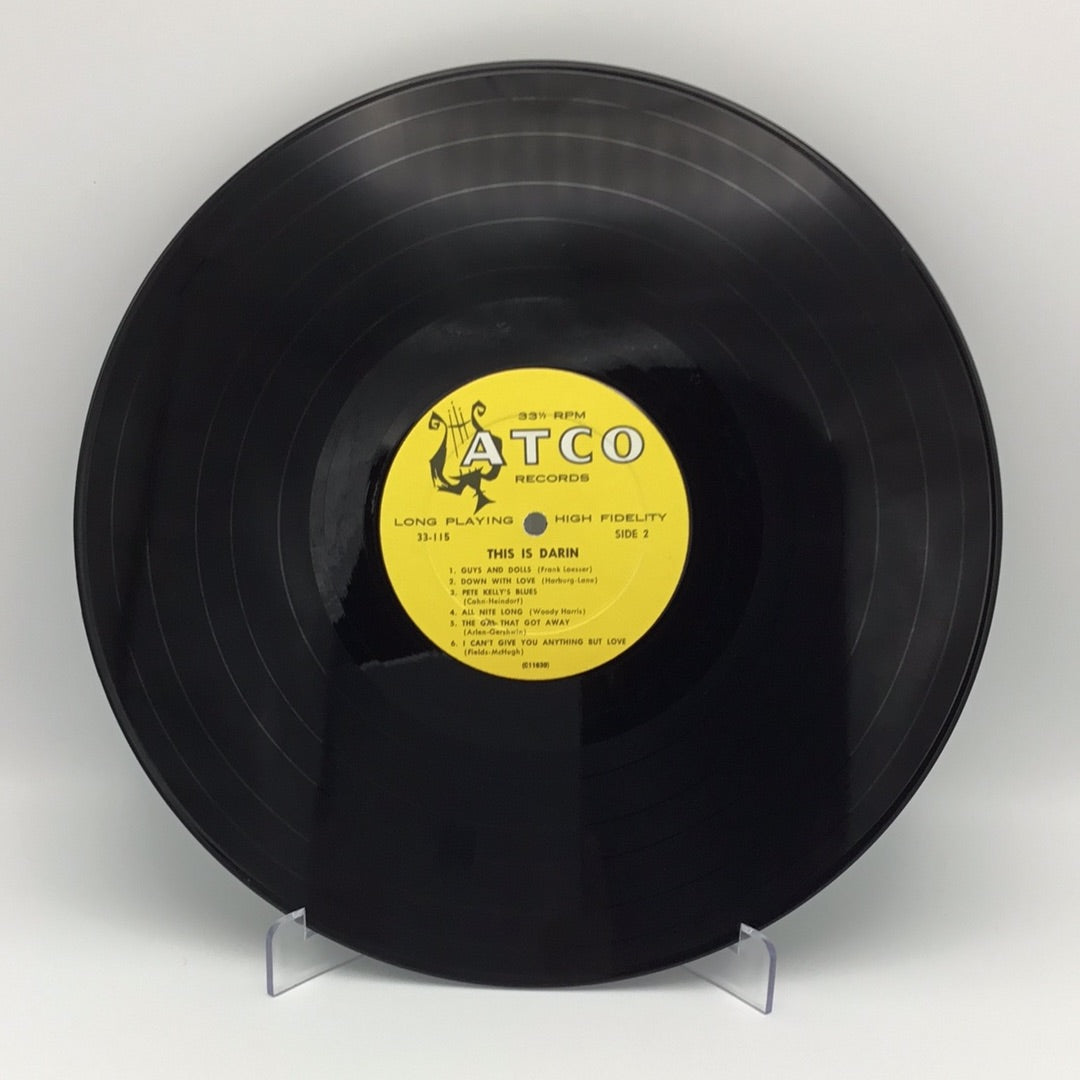 BOBBY DARIN - THIS IS DARIN ATCO 33-115 ALBUM U.S. ORIGINAL LP