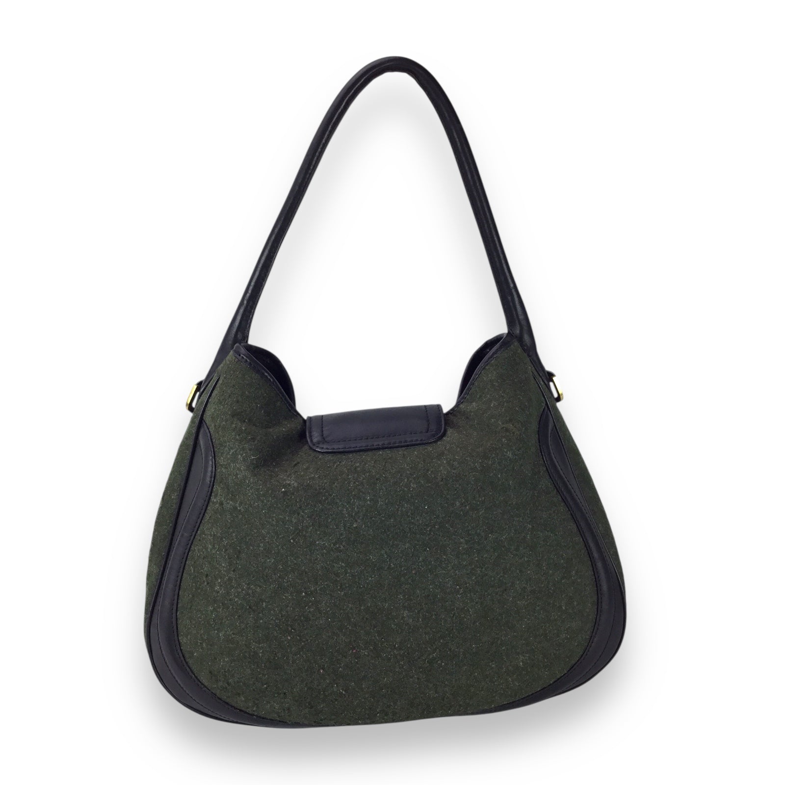 BRAHMIN Olive Green Fabric Handbag
