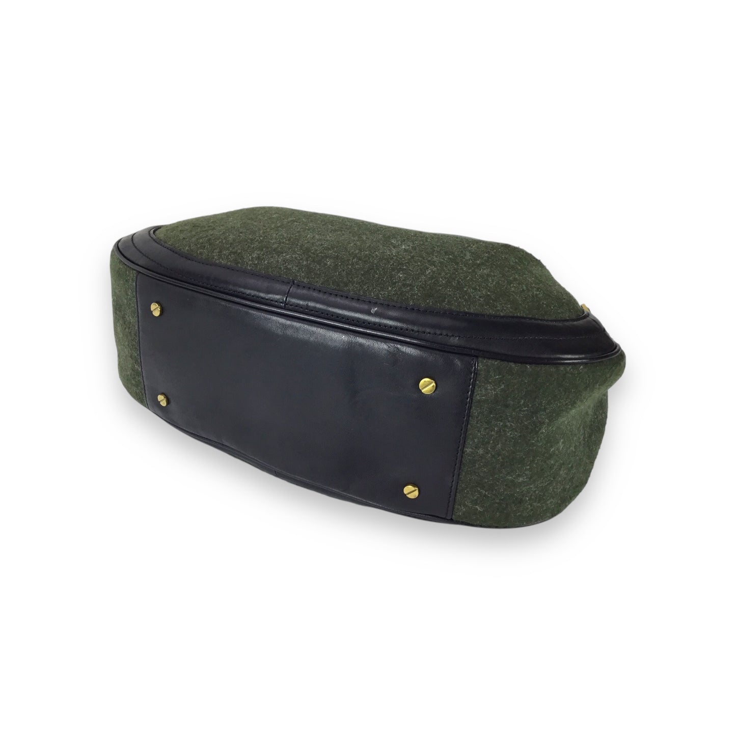 BRAHMIN Olive Green Fabric Handbag