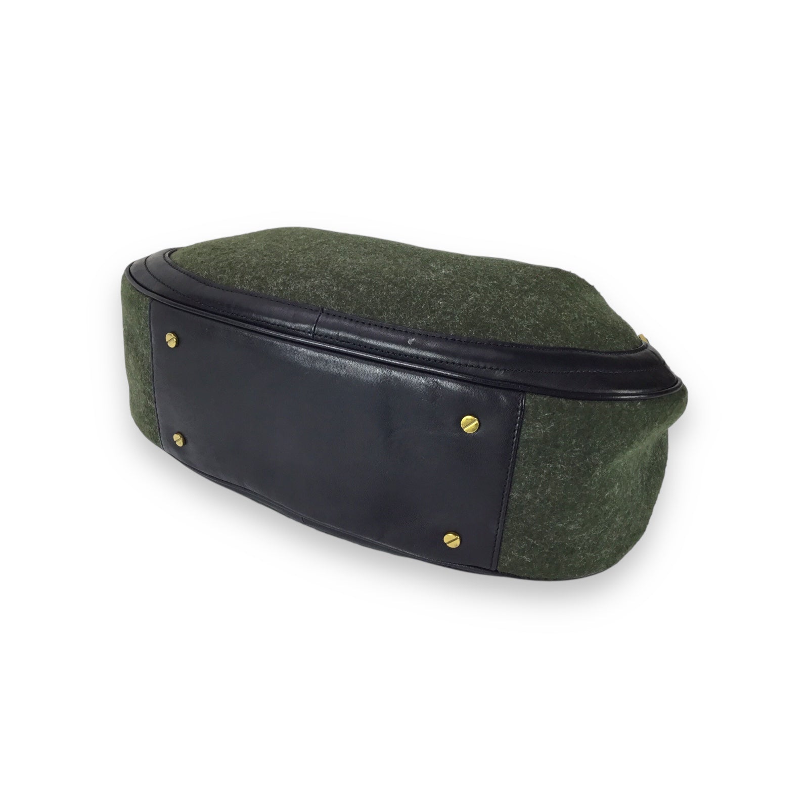 BRAHMIN Olive Green Fabric Handbag