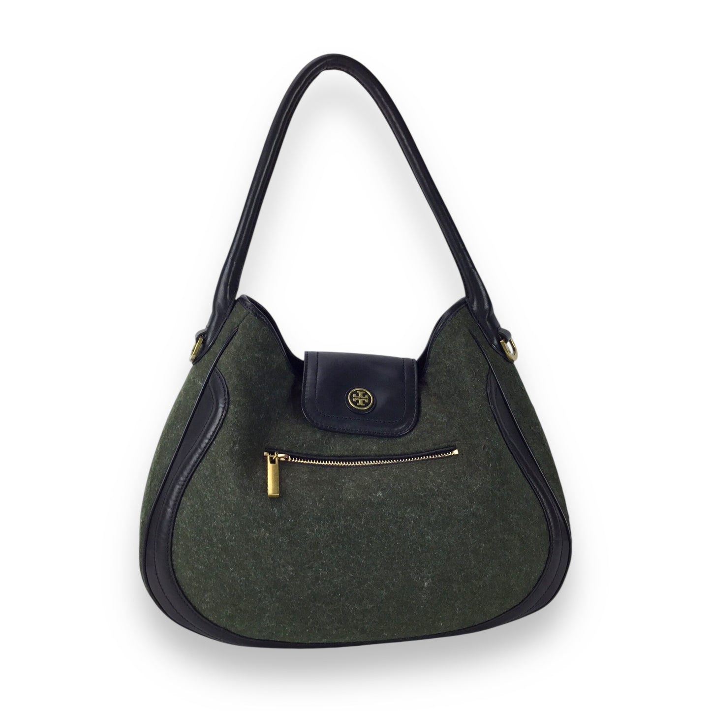BRAHMIN Olive Green Fabric Handbag