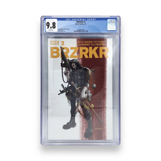 BRZRKR #2 - Keanu Reeves - Boom! Studios 2021 CGC 9.8