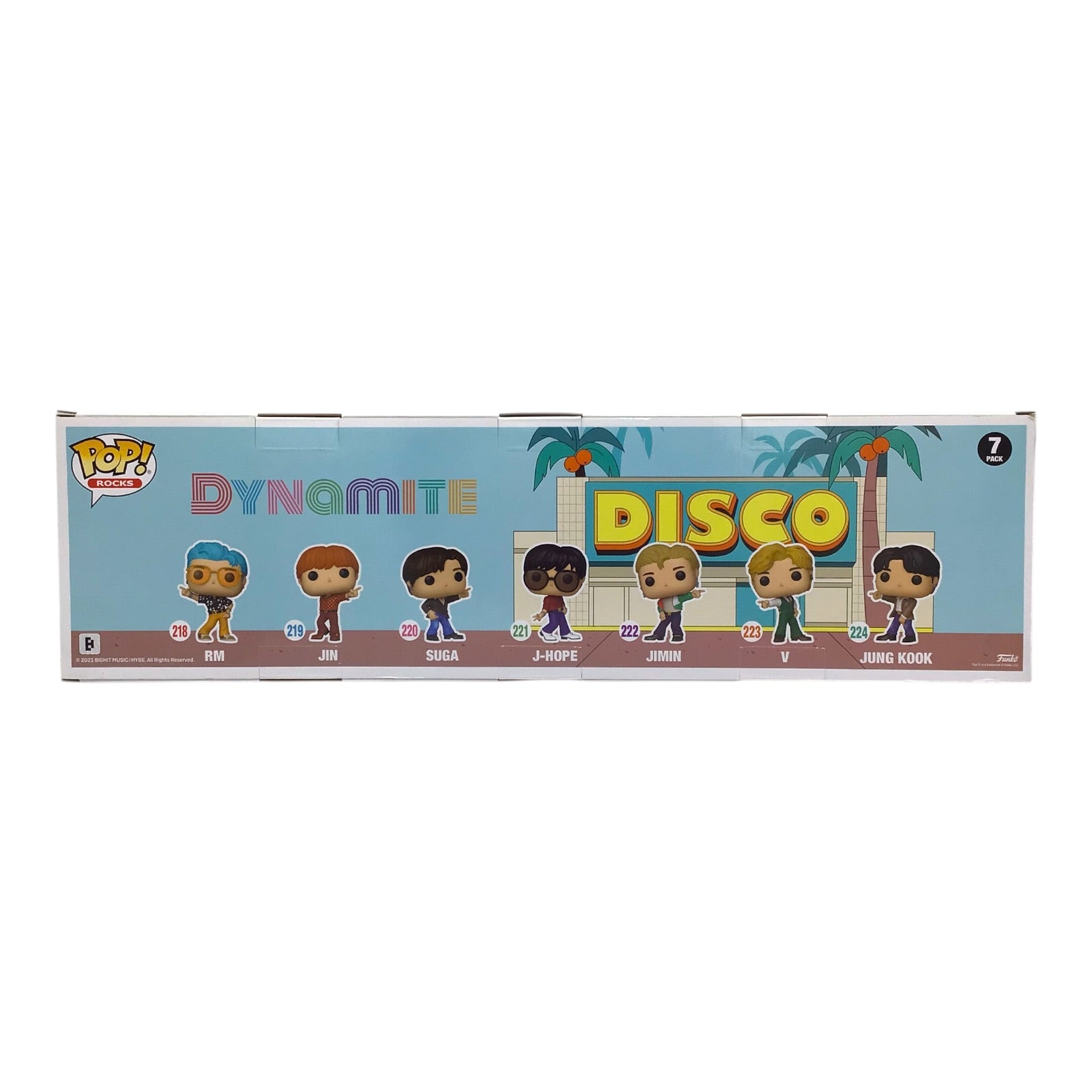 BTS Dynamite Funko Pop! Rocks 7-Pack Set – Collectors Crossroads