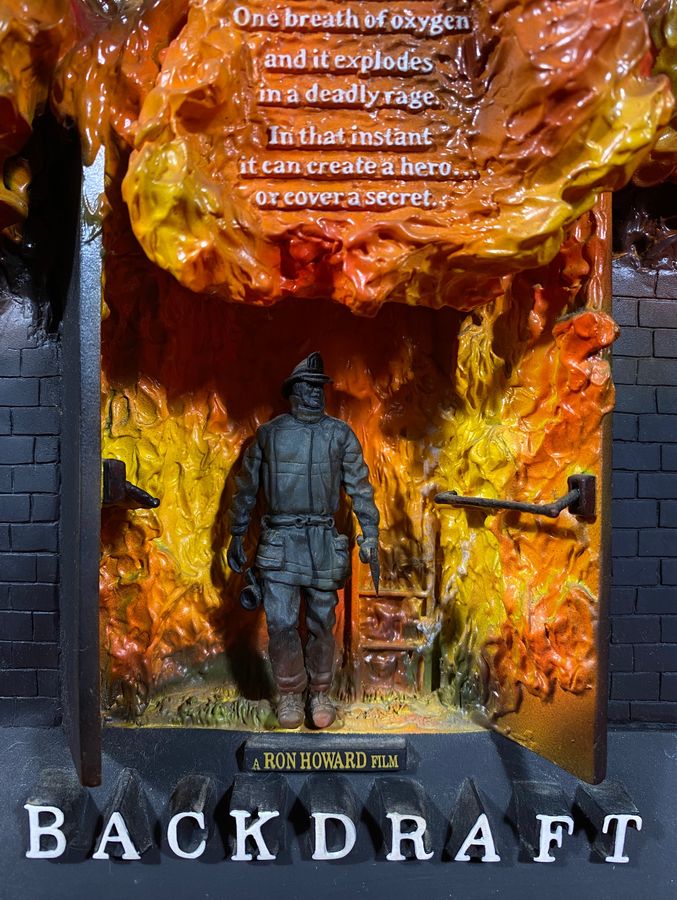 Backdraft - Code 3 Collectibles - Movie Poster Collectible Sculpture