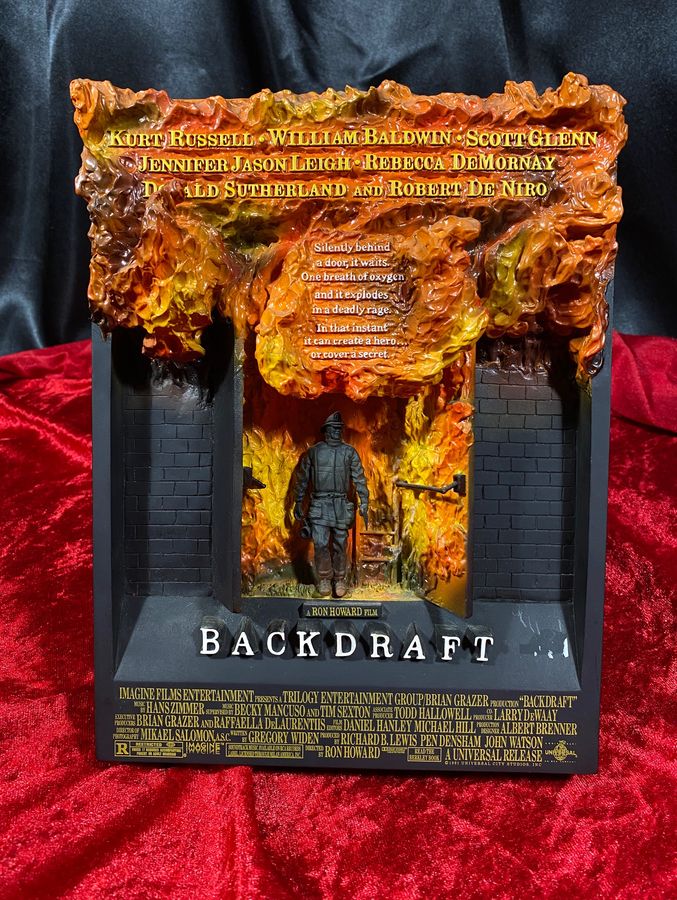 Backdraft Cod Map Backdraft - Code 3 Collectibles - Movie Poster Collectible Sculpture ...