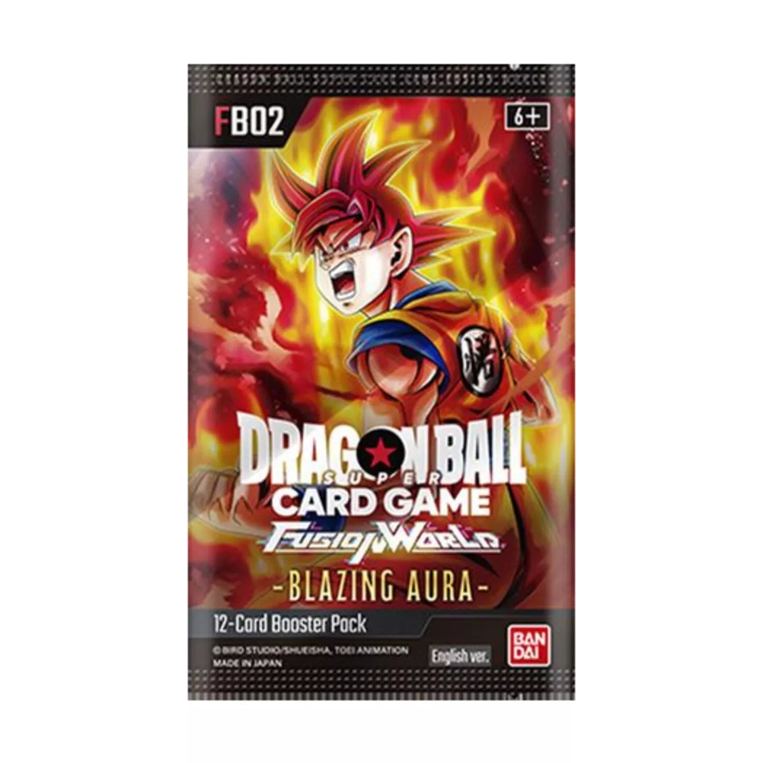 Bandai DBZ Card Game Fusion World - Blazing Aura Booster Pack New