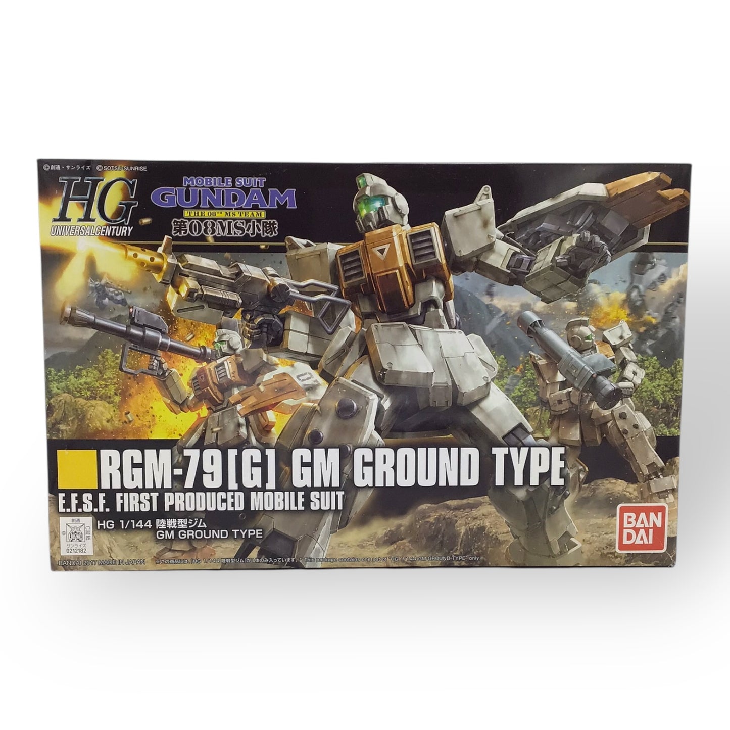 Bandai HG 1/144 RGM-79(G) GM Ground Type Model Kit – Open Box, Complete