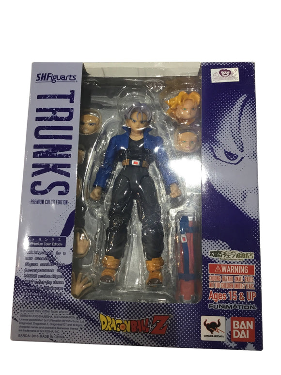 Bandai S.H.Figuarts Dragon Ball Z Trunks Premium Color Edition Action Collectors Crossroads