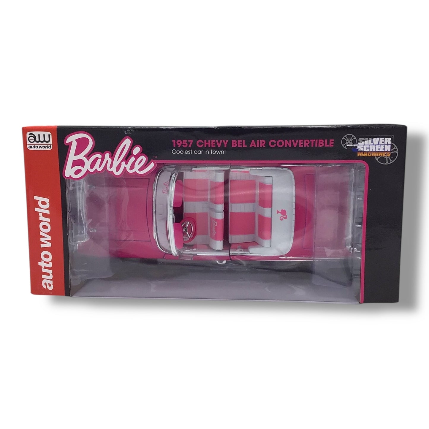 Barbie 1957 Chevy Bel Air Convertible 1:18 Scale Die Cast Car