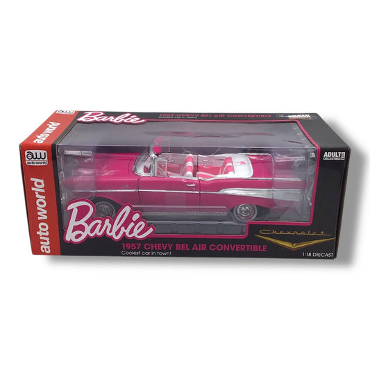 Barbie 1957 Chevy Bel Air Convertible 1:18 Scale Die Cast Car