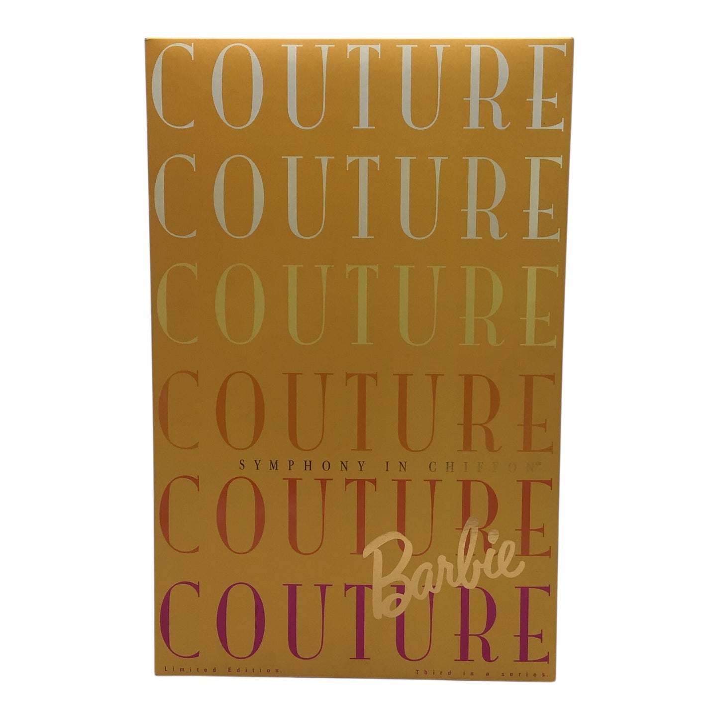 Barbie Couture Collection: Symphony in Chiffon – Limited Edition, Third in Series (New in Box)