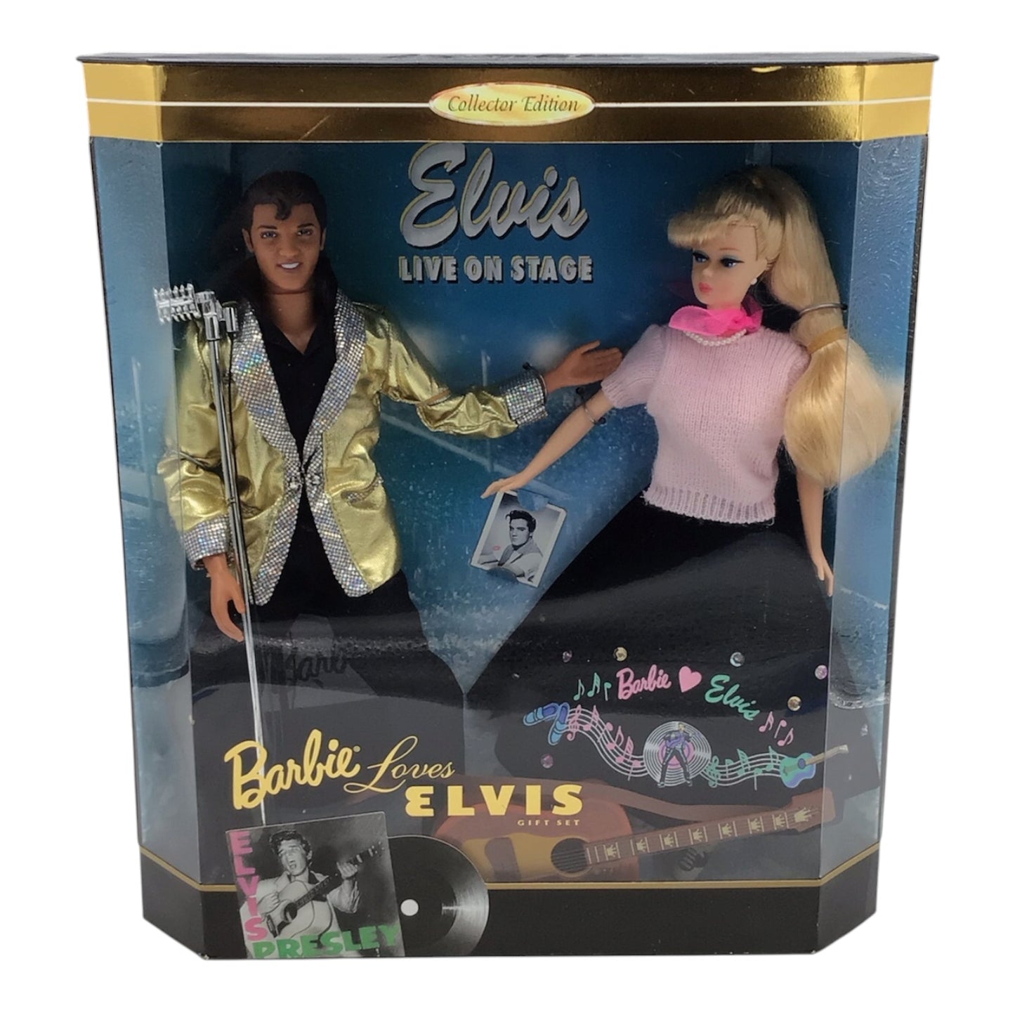 Barbie Loves Elvis Collector Edition 2 Doll Set - Mattel 1996