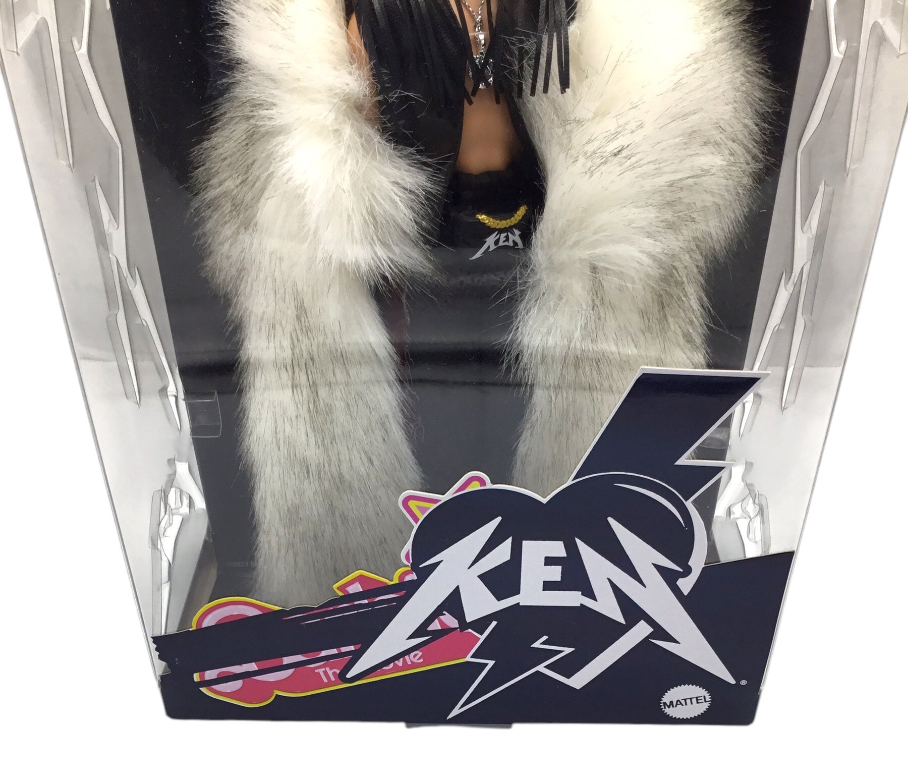 Barbie The Movie Ken Doll Wearing Faux Fur Coat HRF31