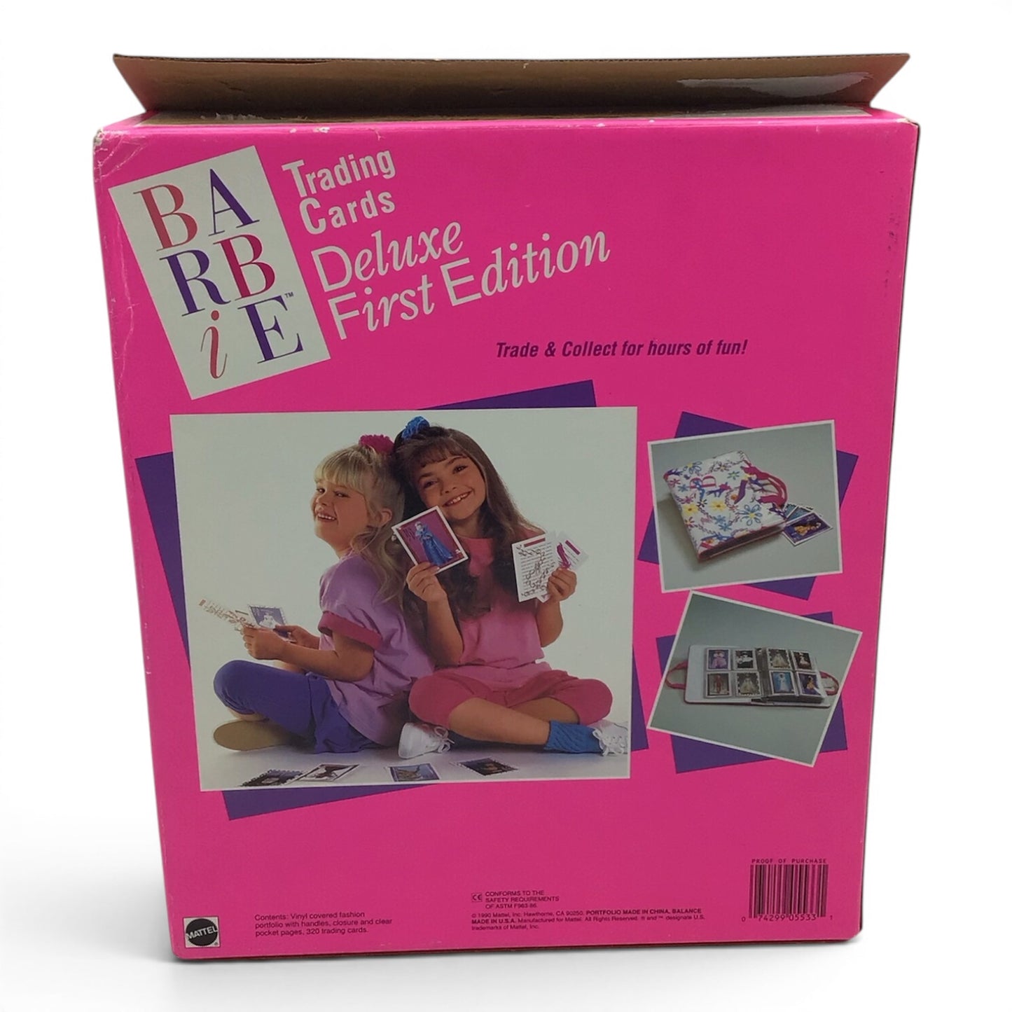 Barbie Trading Cards Deluxe First Edition Binder Portfolio 1990
