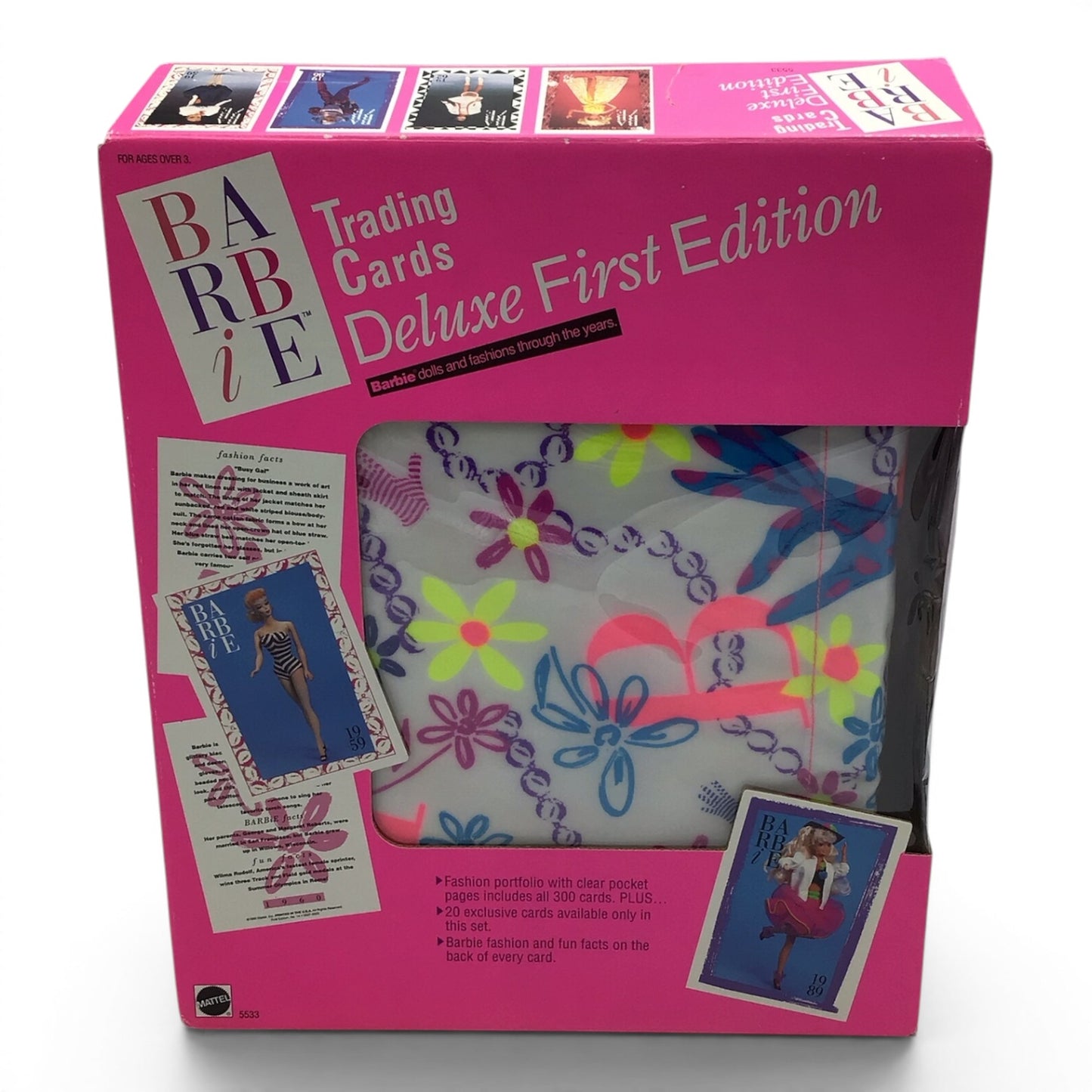 Barbie Trading Cards Deluxe First Edition Binder Portfolio 1990