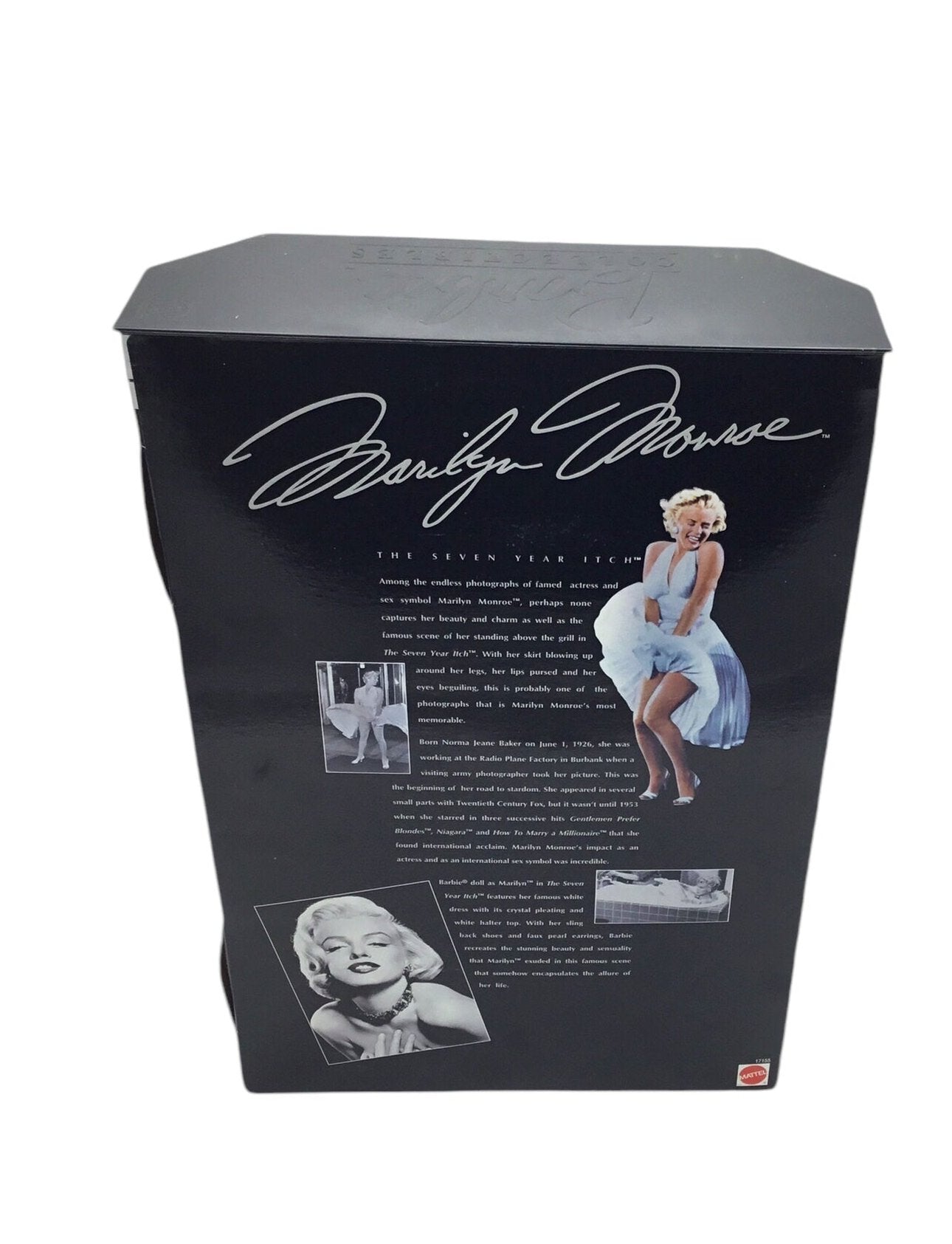 Barbie as Marilyn Monroe Seven Year Itch 1997 Mattel Hollywood Legends Collector Edition