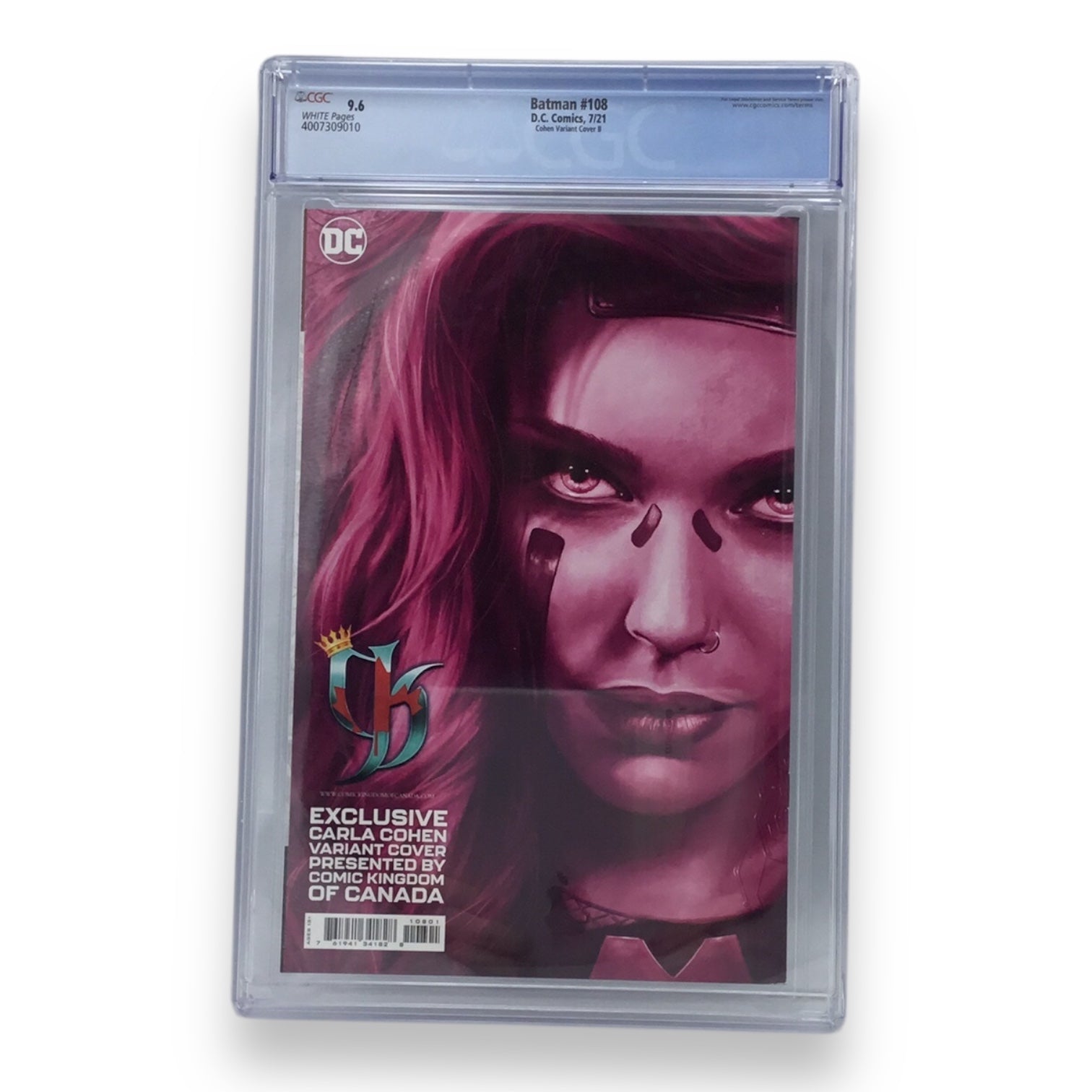 Batman #108 Cohen Cover B Graded CGC 9.6 - D.C. Comics 2017