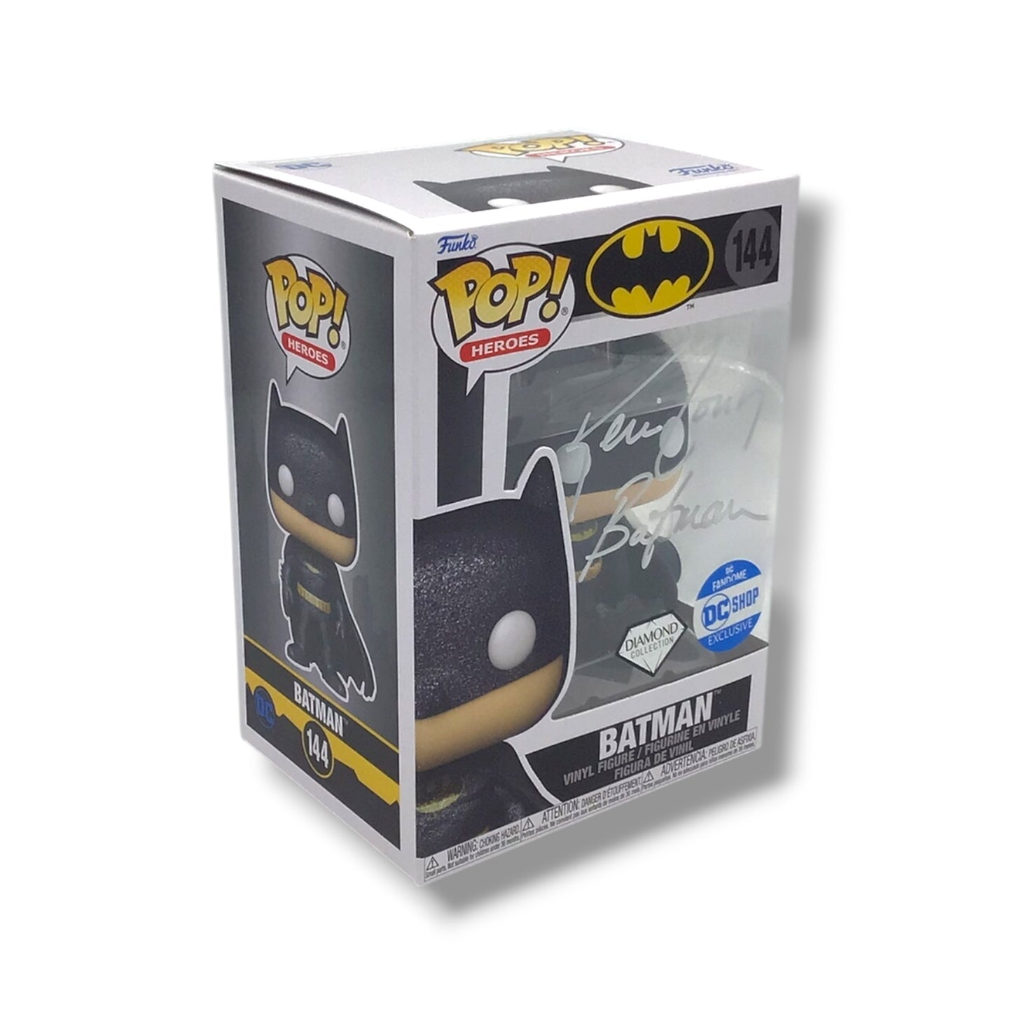 Batman (#144) Funko POP! - Signed by Kevin Conroy (Beckett Certified)