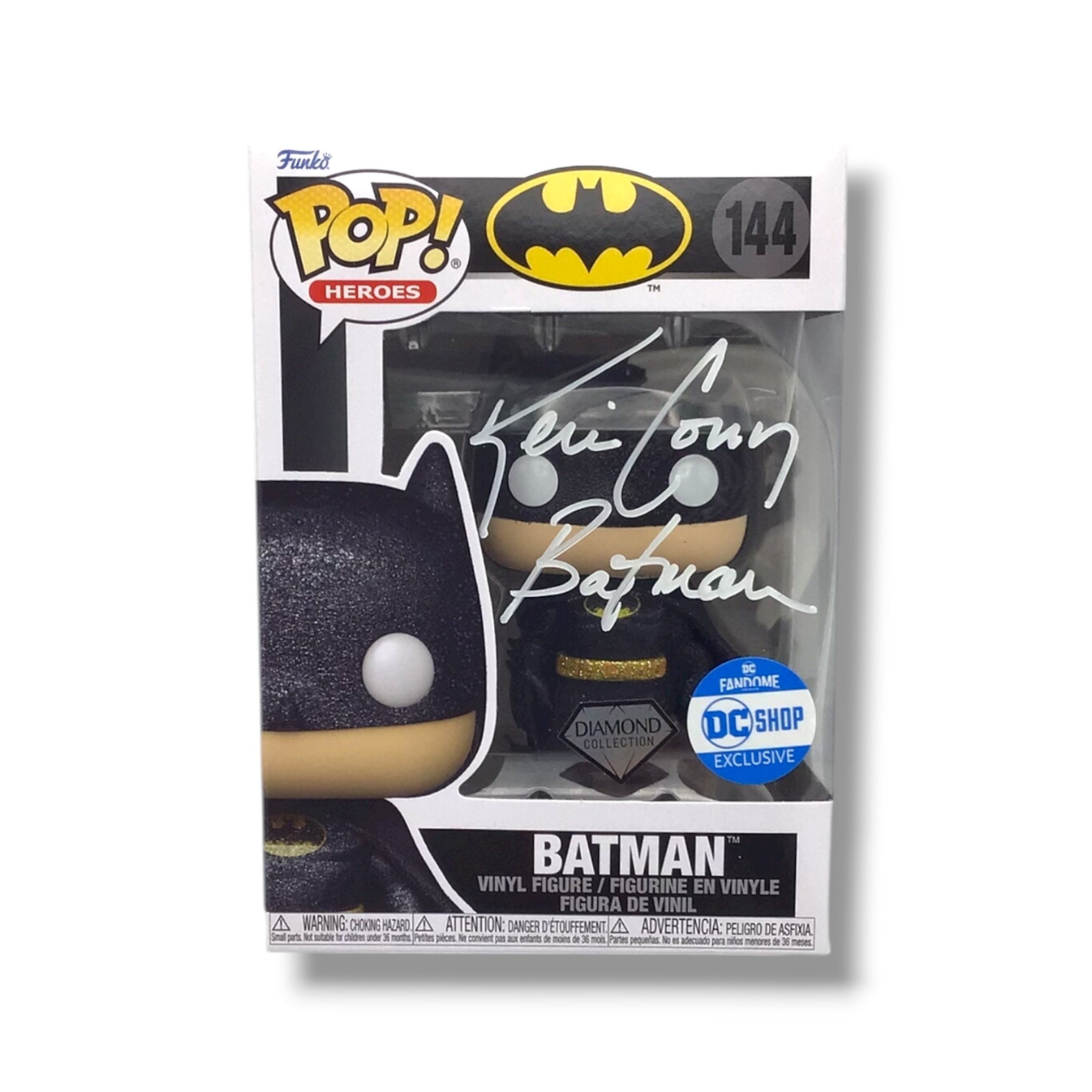 Batman (#144) Funko POP! - Signed by Kevin Conroy (Beckett Certified)
