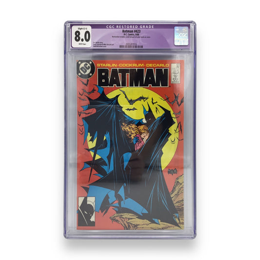 Batman #423 - DC Comics 1988 CGC 8.0