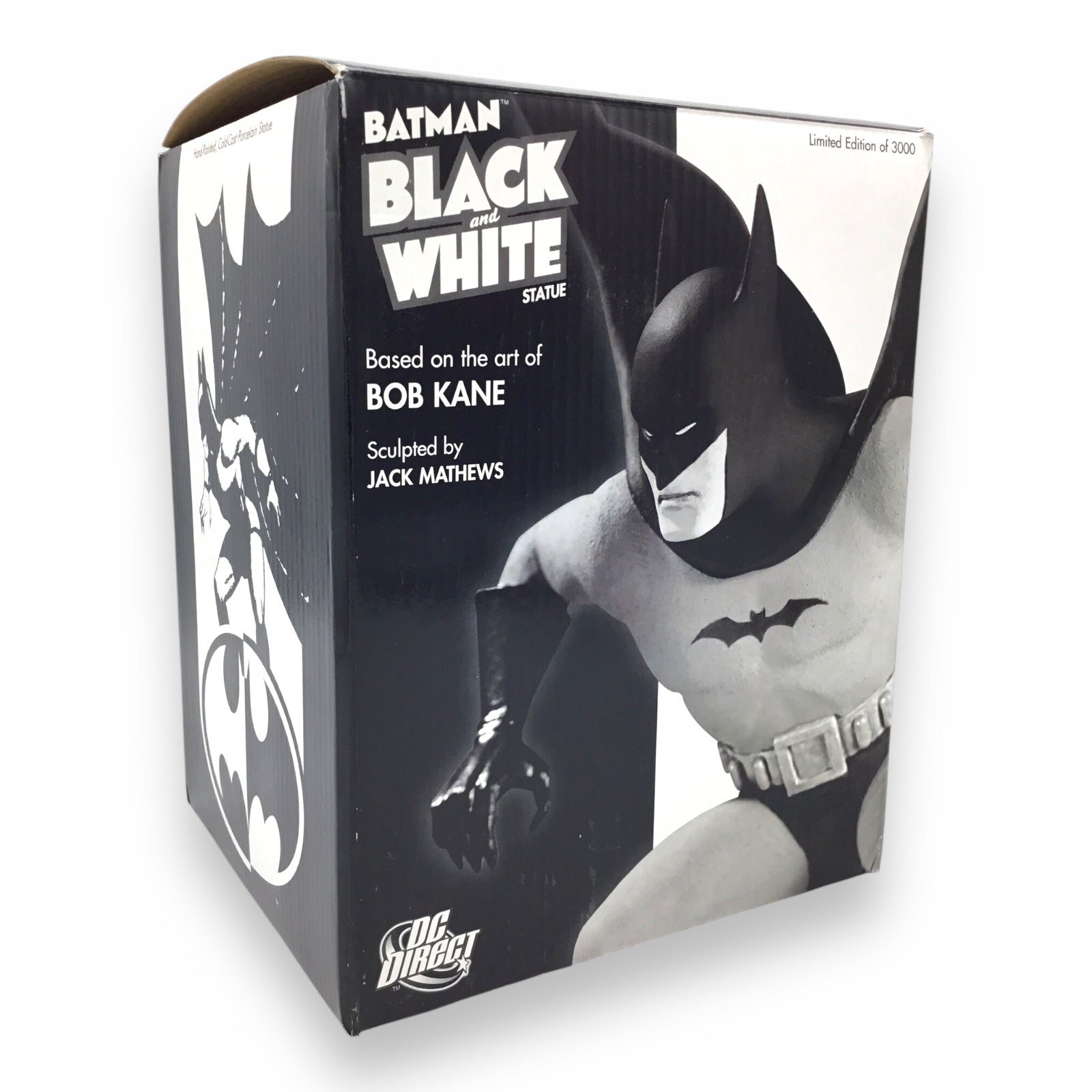 Batman Black and White Statue by DC Direct – Based on the Art of Bob Kane