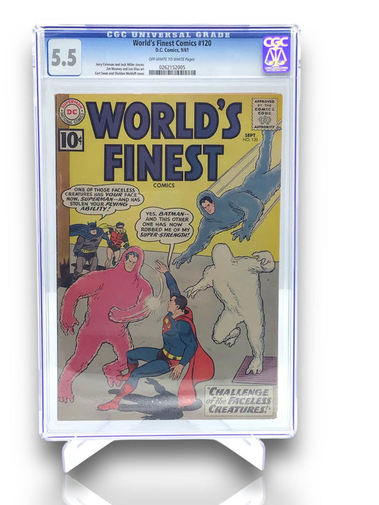 Batman & Superman World's Finest Comics #120 (1961) - CGC 5.5