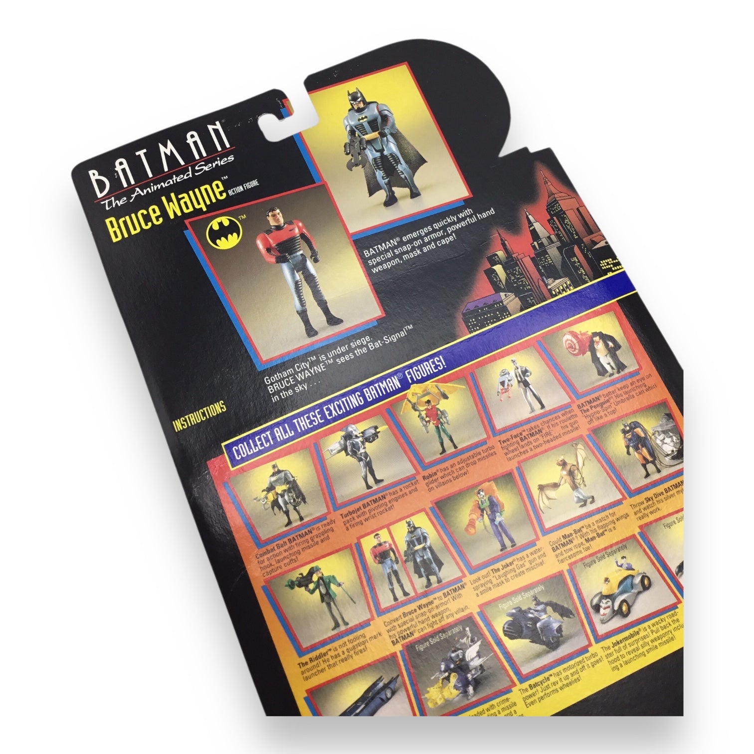 Batman The Animated Series Bruce Wayne Action Figure with Batman Armor 1992