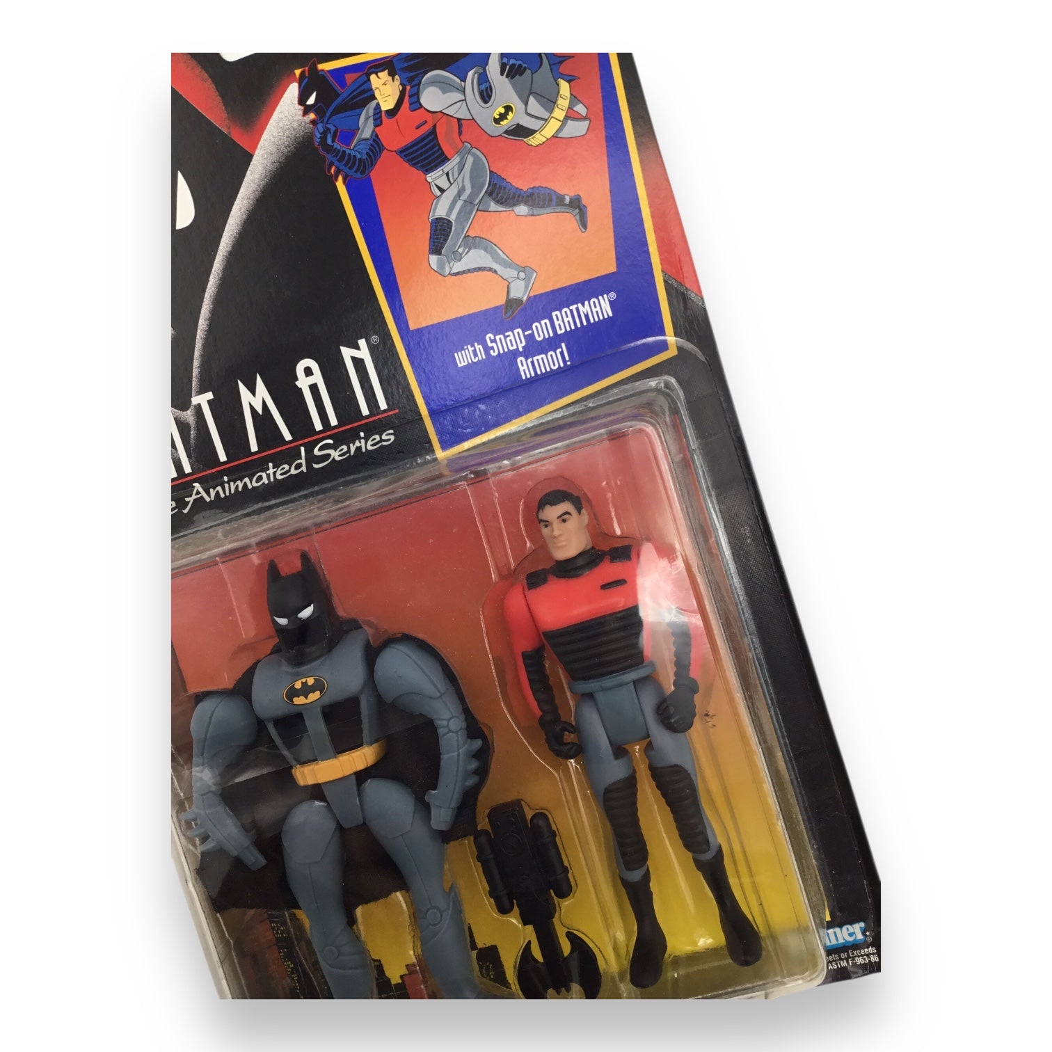 Batman The Animated Series Bruce Wayne Action Figure with Batman Armor 1992