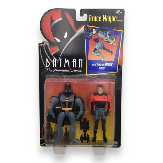 Batman The Animated Series Bruce Wayne Action Figure with Batman Armor 1992
