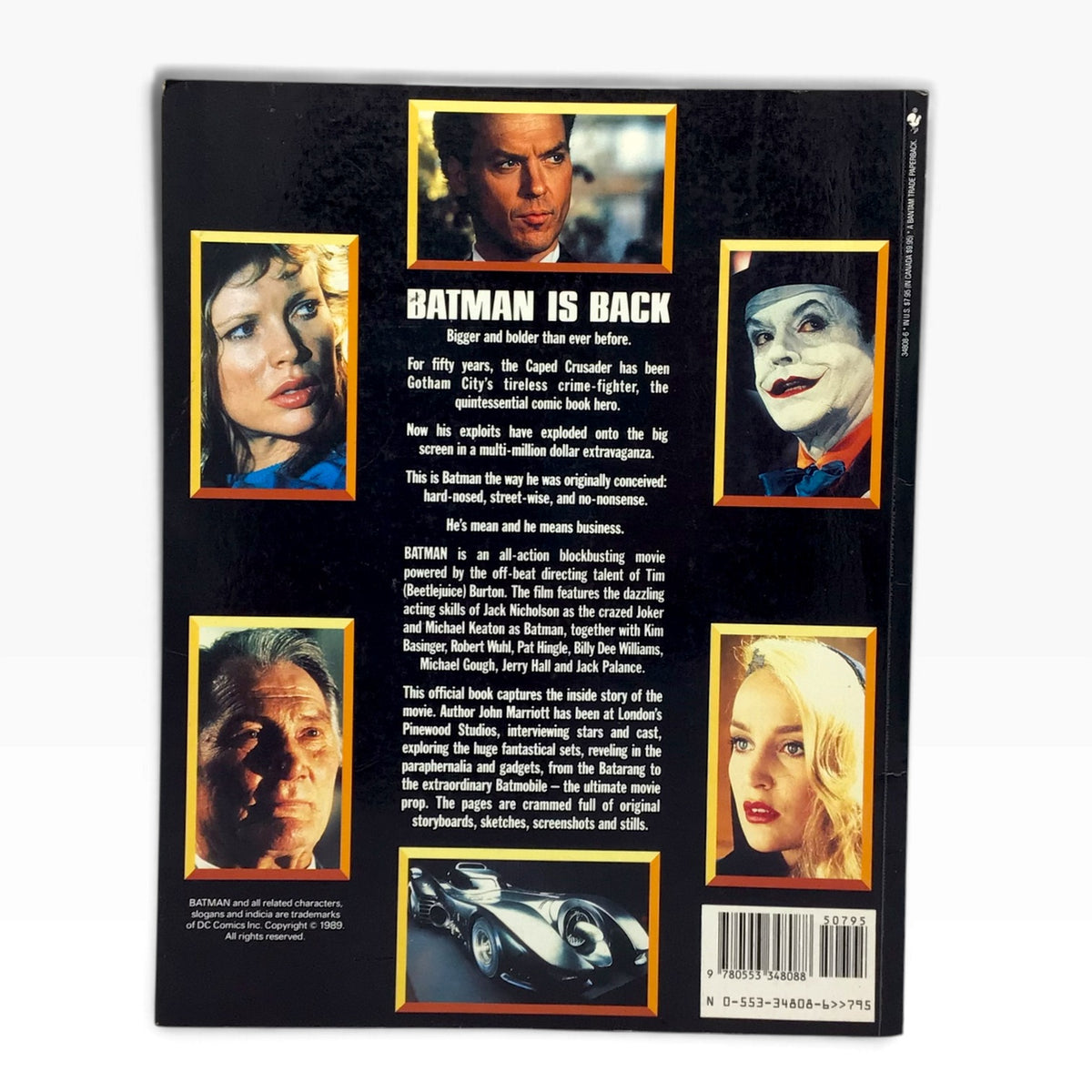 Batman: The Official Book of the Movie – 1989 – John Marriott – Bantam Books