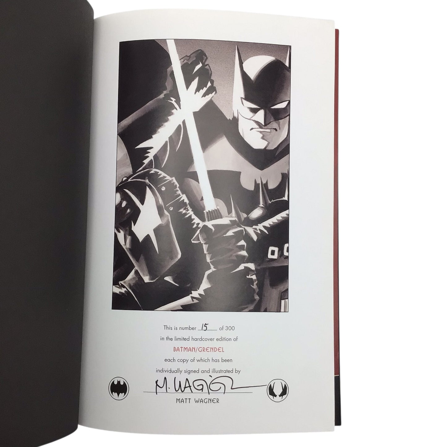Batman/Grendel – Hardcover (Signed Limited Edition #15/300) by Matt Wagner