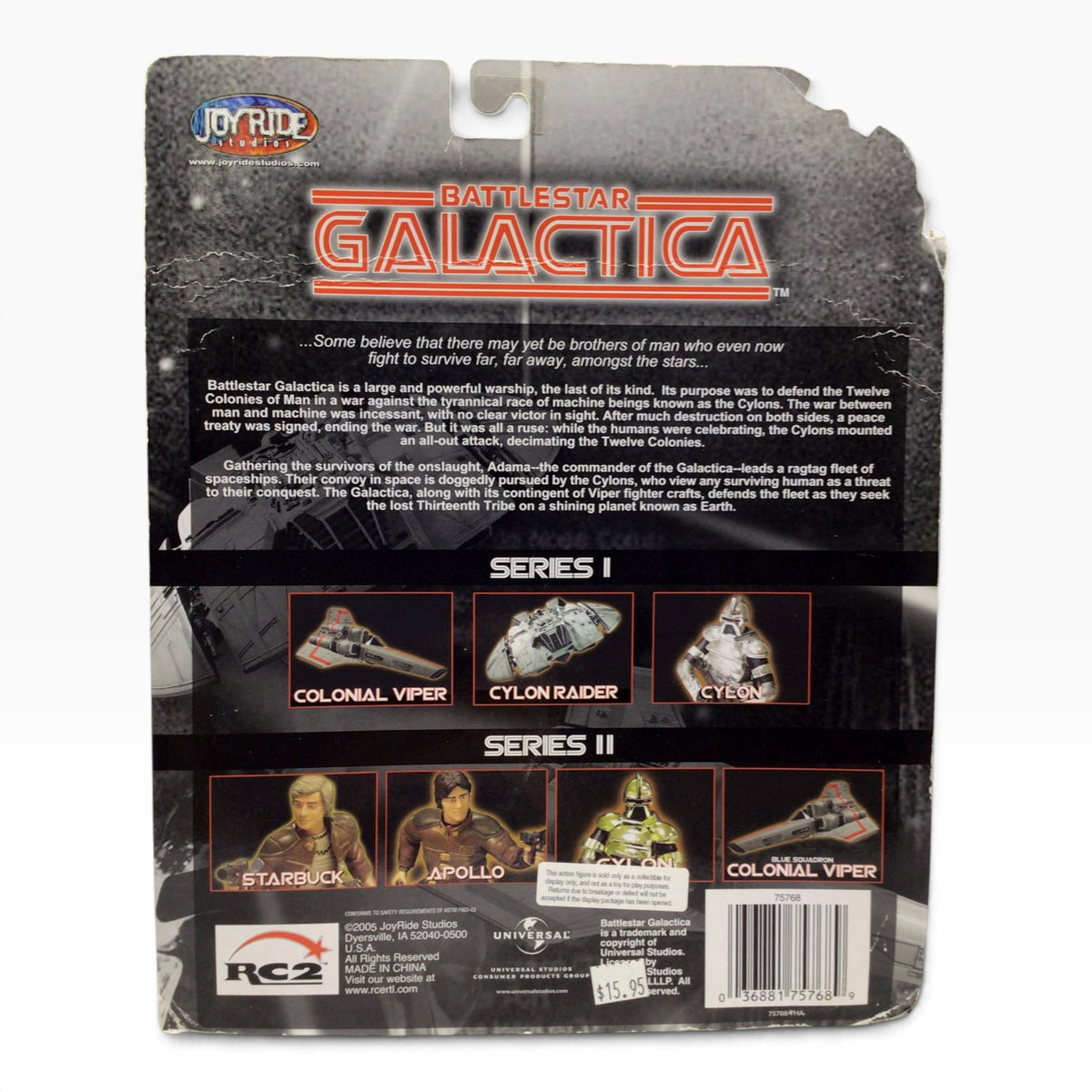 Battlestar Galactica Starbuck Series 2 Action Figure (2005) – Joyride Studios