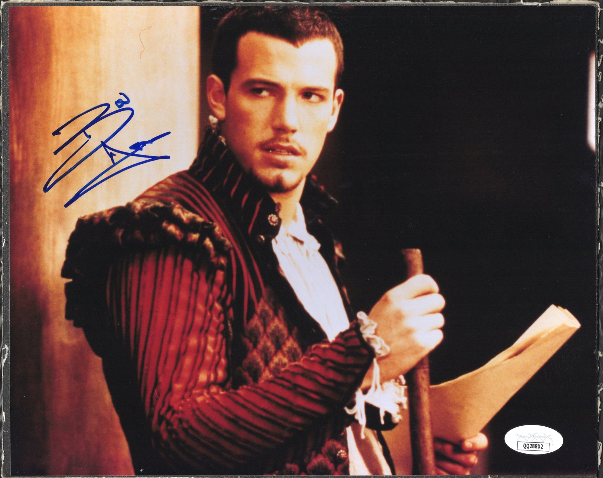 Ben Affleck in Shakespeare In Love Signed Photo 8x10 - Rare Full Name! JSA and PSA Letter Double Certified Authentic QQ28802