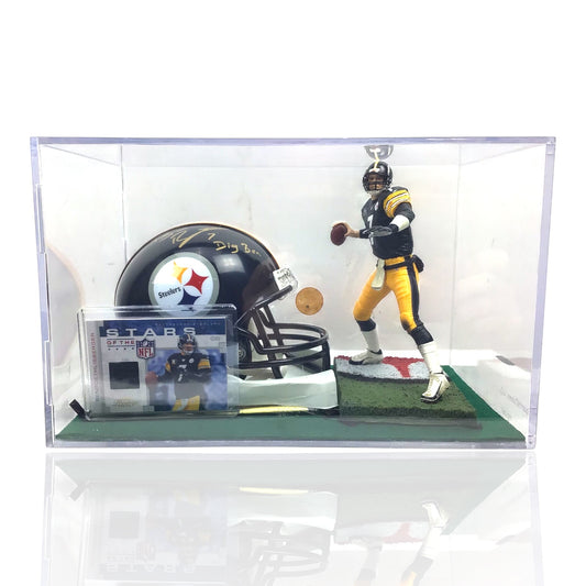Ben Roethlisberger Steelers Authentic Autographed Mini Helmet Shadowbox