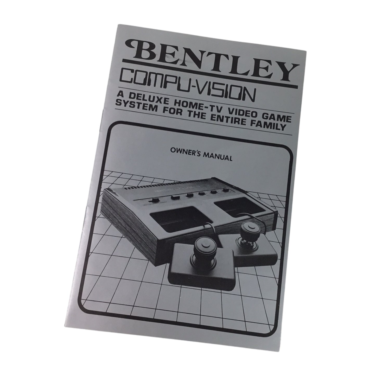 Bentley Compu-Vision Pong Clone Console - In Box - 1980s - Untested
