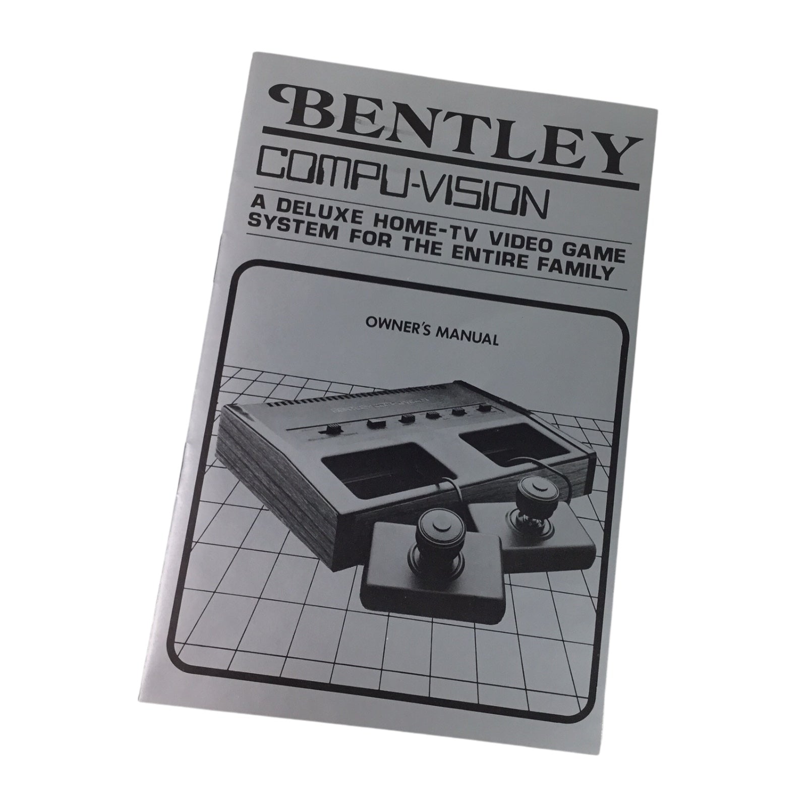 Bentley Compu-Vision Pong Clone Console - In Box - 1980s - Untested