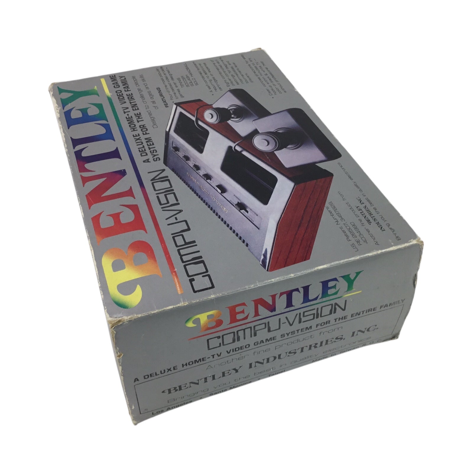 Bentley Compu-Vision Pong Clone Console - In Box - 1980s - Untested