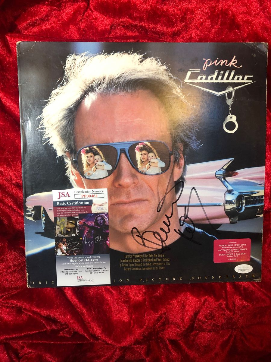 Bernadette Peters Autographed Pink Cadillac Album With JSA Certification