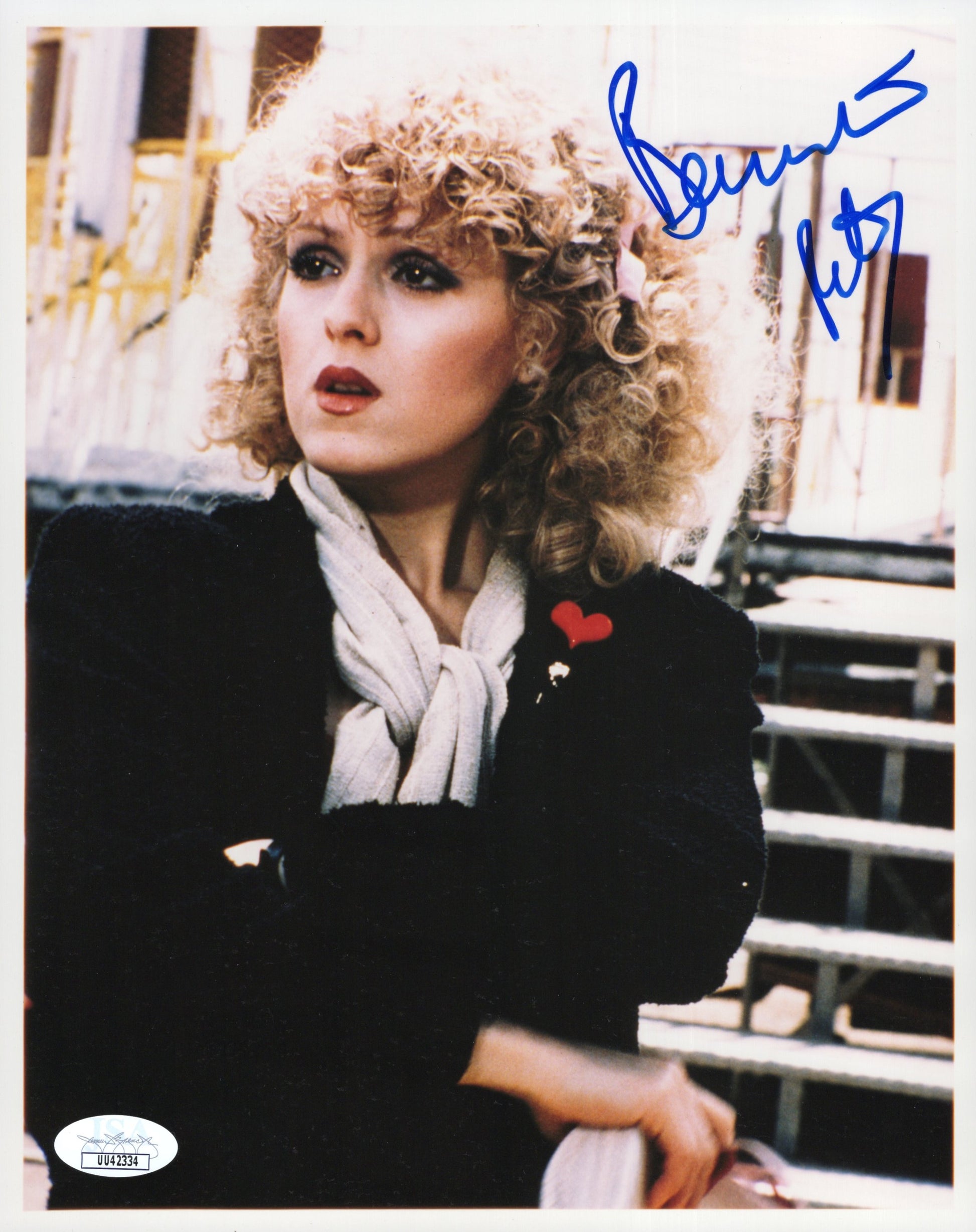 Bernadette Peters Signed 8x10 Photo – In The Jerk – JSA & PSA Certified
