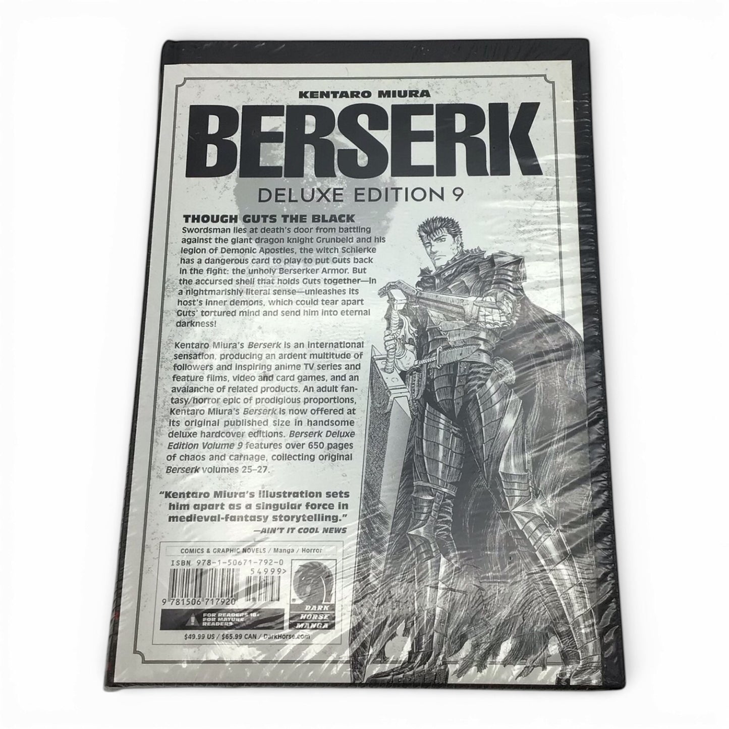 Berserk Deluxe Edition 9 - Hardcover Sealed Manga