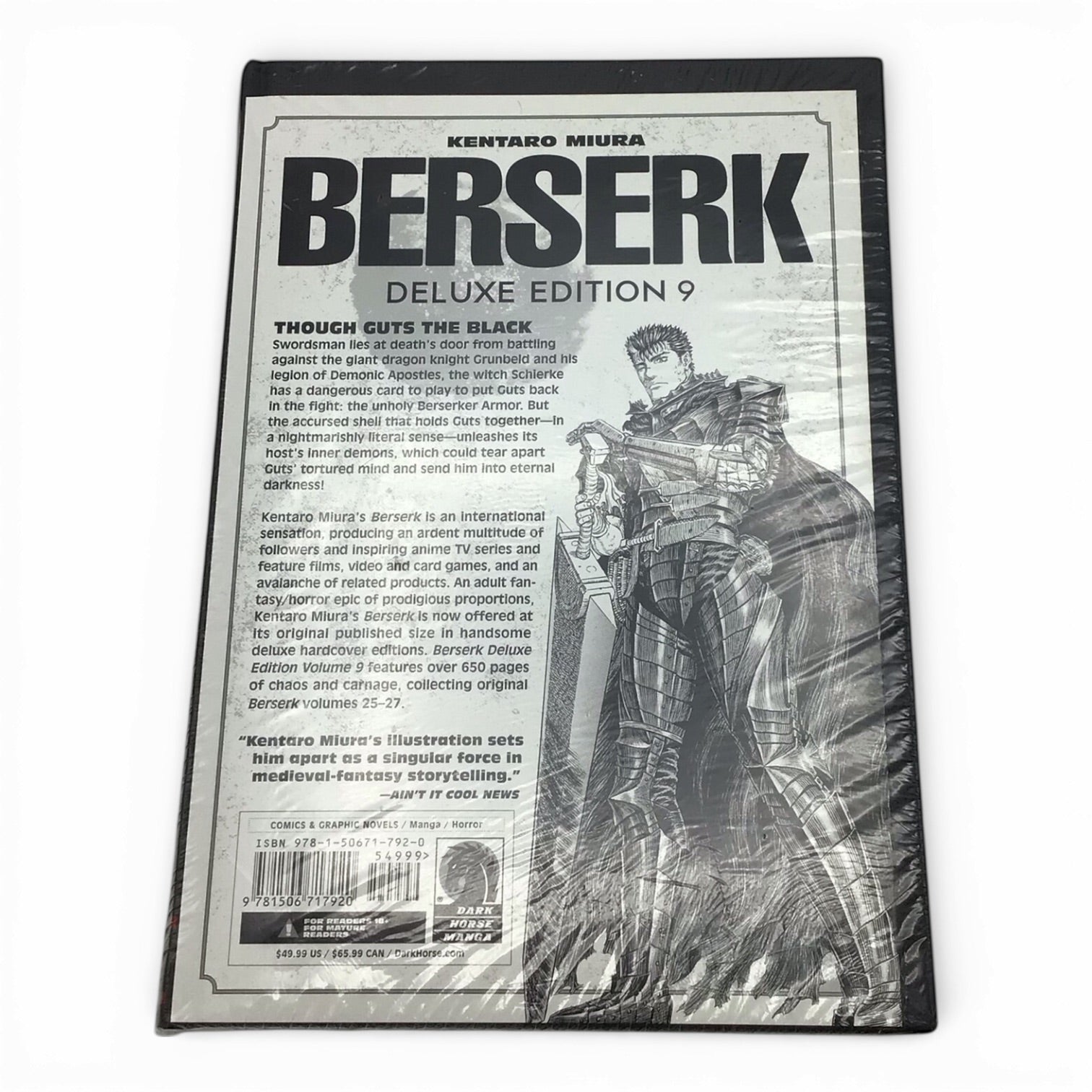 Berserk Deluxe Edition 9 - Hardcover Sealed Manga