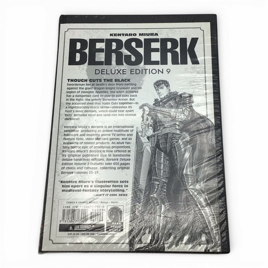 Berserk Deluxe Edition 9 - Hardcover Sealed Manga