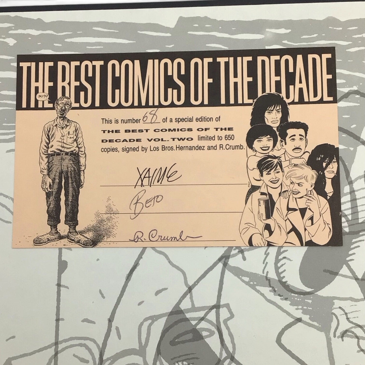 Best Comics of the Decade Volume 2 Autographed Book