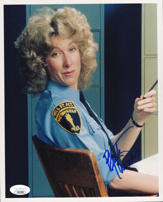 Betty Thomas Signed Photo 8x10, Betty Thomas Autograph as Officer Lucy Bates in Hill Street Blues, JSA and PSA Letter Double Certified Authentic UU42386