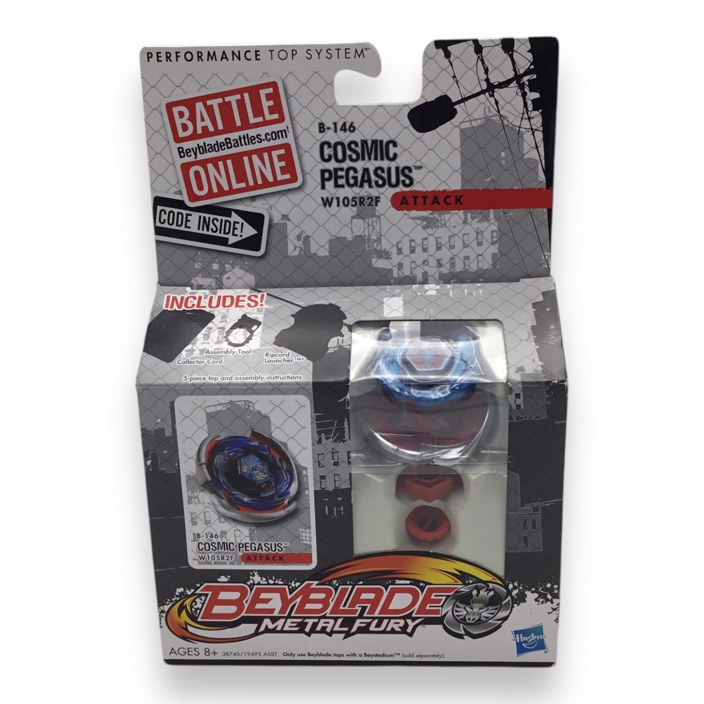 Beyblade Metal Fury - Cosmic Pegasus B-146 / W105R2F