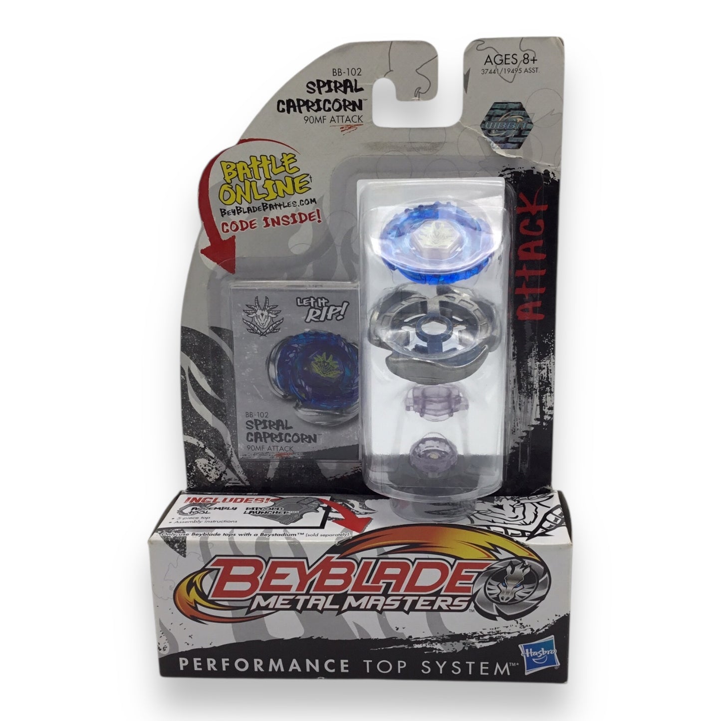 Beyblade Metal Masters - Spiral Capricorn BB-102 / 90MF Attack
