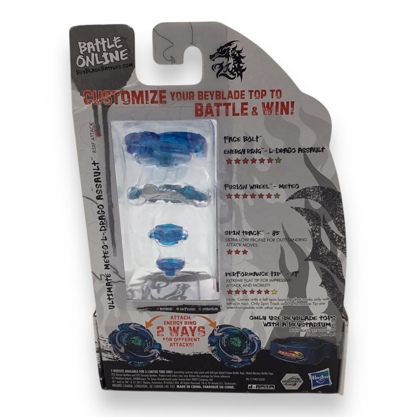 Beyblade Metal Masters - Ultimate Meteo L-Drago Assault BB-98 / 85XF Attack